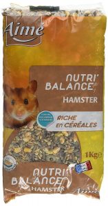 AIME Nourriture Nutri'balance pour Hamster 1 kg - Lot de 5