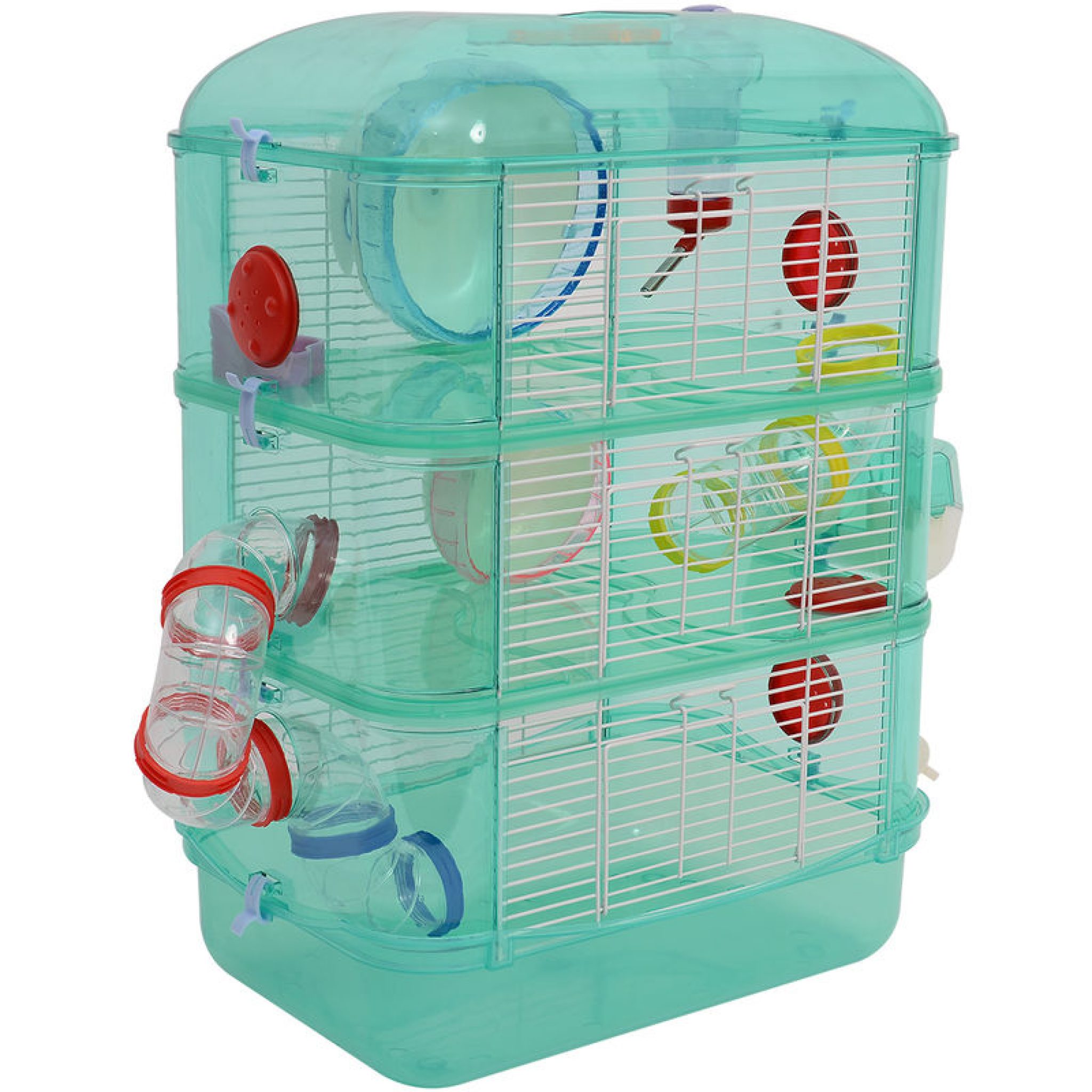 PawHut® cage à hamster cage à cage cage à souris passepoil Hamsterburg